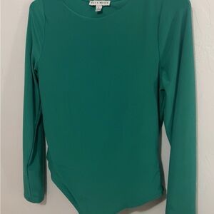 Doe & Rae Women's Teal Long Sleeve Top